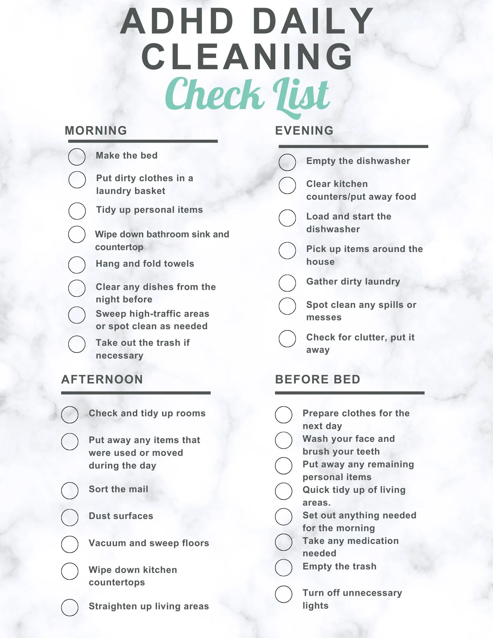 How a Checklist Helps You Stay on Track